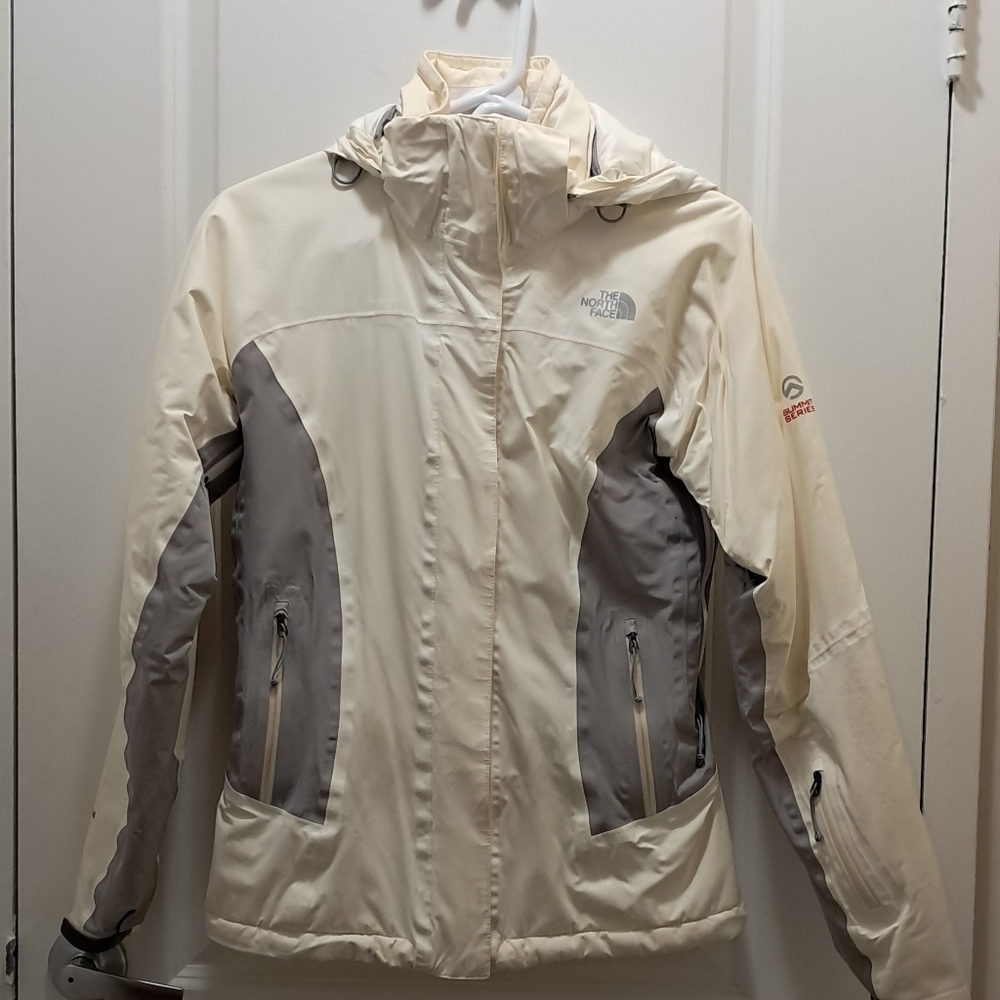 The North Face Women's White and Gray Jacket